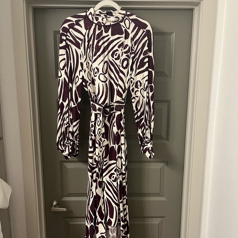 Ted Baker Giraffe Printed Midi Dress